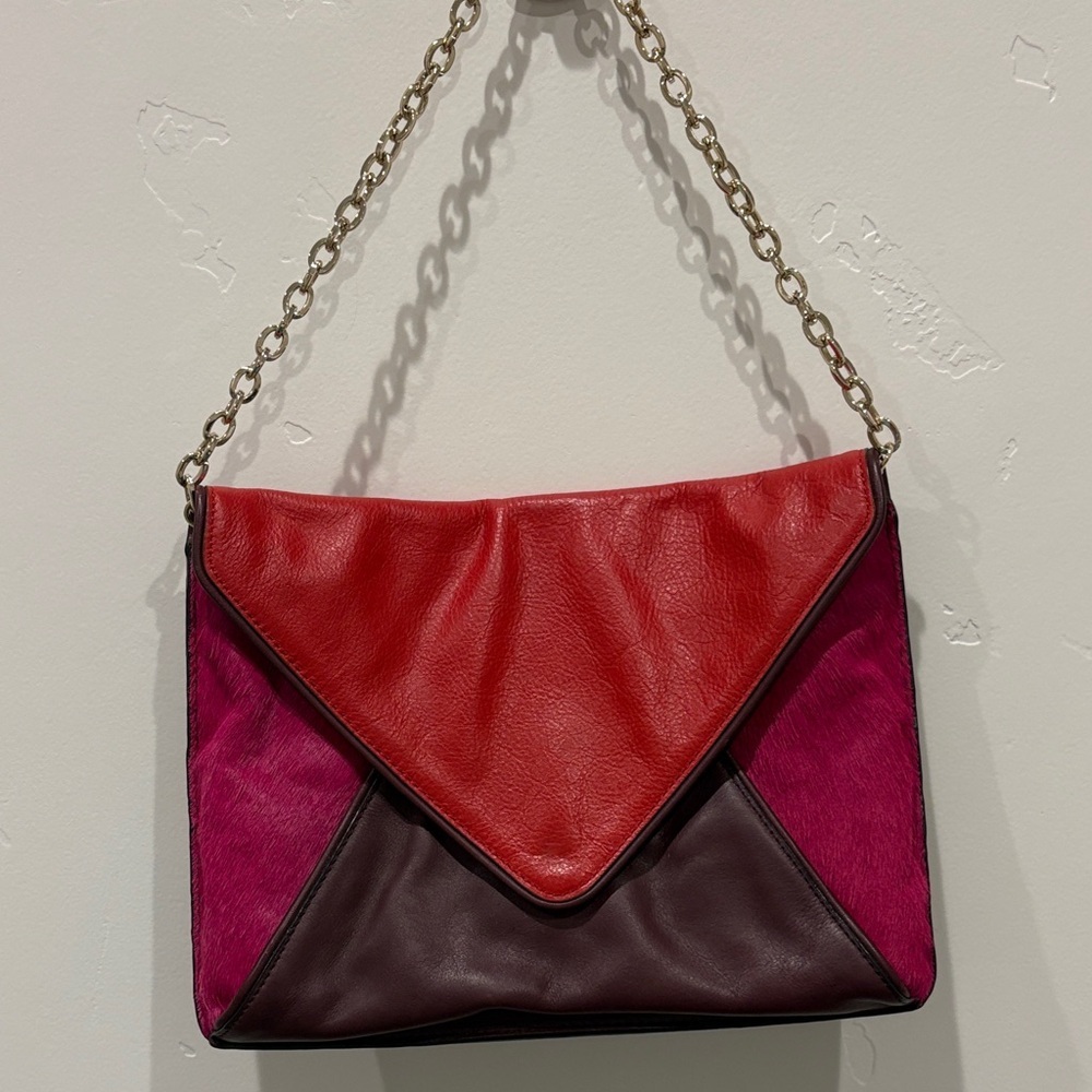 Banana Republic Red and Pink Shoulder Bag - Picture 2 of 5